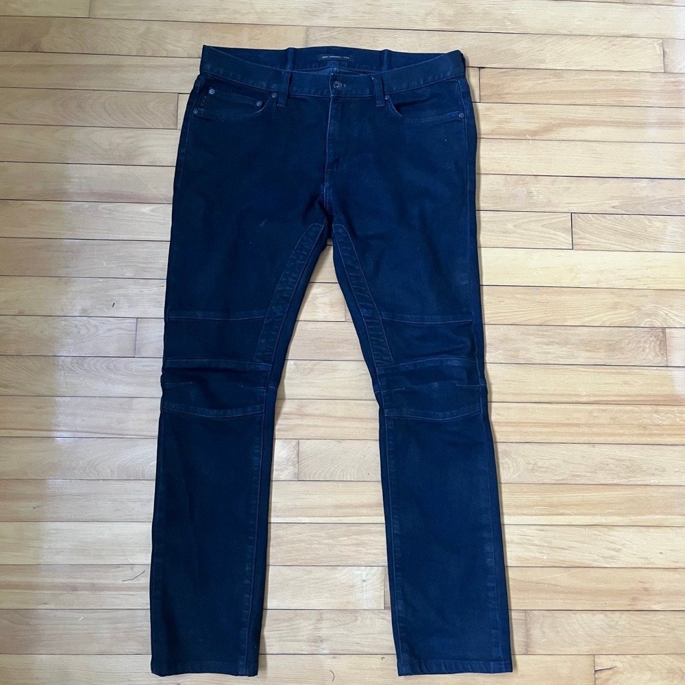 John Varvatos USA Mens Black Wight Skinny Jeans Size 32
